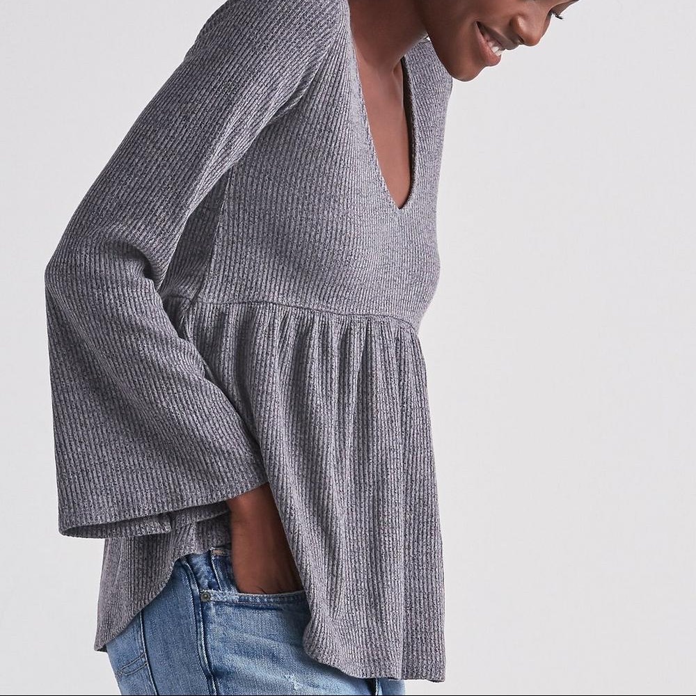 Lucky Brand Bell Sleeve Sweater